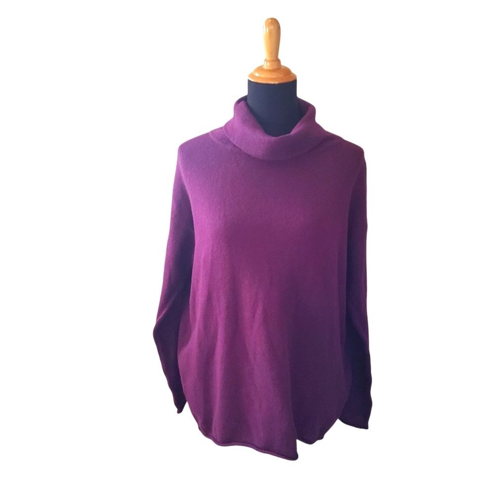 Eileen Fisher Organic Cotton Cashmere Cowl Neck Sweater Size XSS New